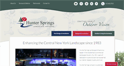 Desktop Screenshot of hunterspringslandscape.com