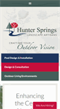 Mobile Screenshot of hunterspringslandscape.com